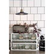 Globen Lighting riippuvalaisin COBBLER, savuharmaa, Ø 25 cm