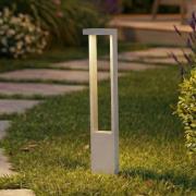 Lindby LED-pylväsvalaisin Lonete, valkoinen, korkeus 65 cm, IP65