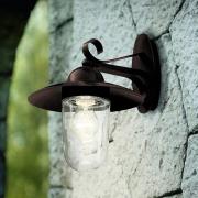 Ulkoseinävalaisin Milton I, antiikinruskea