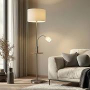 Lindby maavalaisin Aovan, nikkelivärinen, hylly, USB-liitäntä