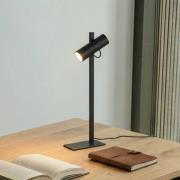 Lucande pöytävalaisin Lysias, musta, metalli, korkeus 55cm