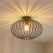 Lindby Maivi kattovalaisin, musta, 40 cm, rautaa, häkki