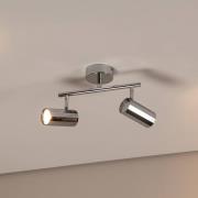 Oktano kattovalaisin, krominvärinen Pituus 30 cm 2-valo metallia