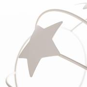 Stars seinävalaisin, hiekanvärinen, metallia, Ø 21 cm, pistotulppa