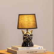 Biagio pöytävalaisin, musta, keraaminen, 29 cm korkea, E14