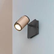 Kattokohdevalo Gillan, kahvi, 1-lamppuinen, metalli, GU10