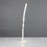 LED-lattiavalaisin Ginko, valkoinen mattapintainen, metalli, korkeus 1...