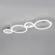 LED-kattovalaisin Lumos, kromi, 4 000 K, metalli, pituus 72 cm