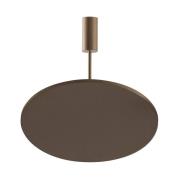 OLEV LED-kattovalaisin FLUENTIS, ruskea, Ø 54 cm metalli 2700 K