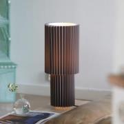 Markslöjd pöytävalaisin Catis, harmaa, korkeus 45 cm, tekstiili, E27