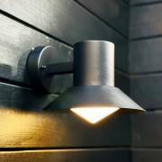 Dyberg Larsen Venice -ulkoseinävalaisin, musta, Ø 20 cm