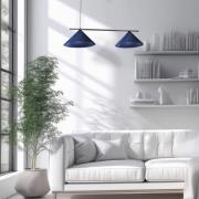 Capital-riippuvalaisin, sininen, 2-valo, Ø 46 cm, GX53