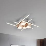 LED-kattovalaisin Roger, kahvi, metalli, CCT, kaukosäädin