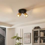 Razza kattovalaisin, musta/kulta, Ø 26,5 cm, 2-valo.