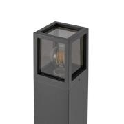 Facado II pylväsvalaisin, korkeus 65 cm, harmaa/savu, 11 x 11 cm IP65