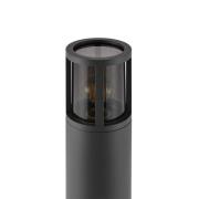 Facado II pylväsvalaisin, korkeus 65 cm, harmaa/savu, Ø 11 cm, IP65
