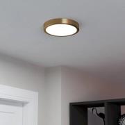 LED-pinta-asennuspaneeli Fueva 5 IP20 830 messinki Ø21cm