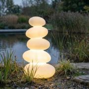 Lucande LED-terassivalaisin Soriel, valkoinen, 72 cm, himmennettävä, I...