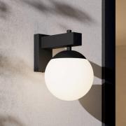 Bufalata ulkoseinävalaisin, musta/opal valkoinen