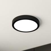 LED kattovalaisin Fueva 5 IP44 3000K musta Ø21cm Ø21cm