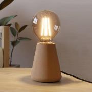 Asby pöytävalaisin, vaalea puu, korkeus 10 cm, puu