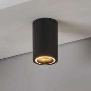 Smart ZIG LED-kattovalaisin Carosso-Z, musta, CCT, RGB