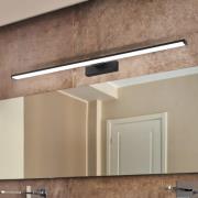 LED-seinävalaisin Pandella 1, pituus 78 cm, musta, alumiini