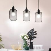 Wrington-riippuvalaisin, pituus 74 cm, musta, 3-valo, teräs