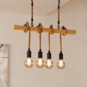 Youngstown-riippuvalaisin, pituus 70 cm, musta/ruskea, 4-valo.