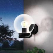 Ulkoseinälamppu Taverna, pyöreä, kirkas