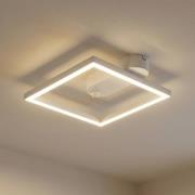 Lindby LED-kattovalaisin Yulla, valkoinen, liiketunnistin