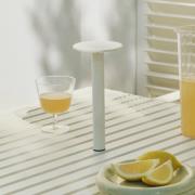 HAY LED-akkuinen pöytälamppu HOST PORTABLE, kermanvalkoinen, 22 cm IP4...