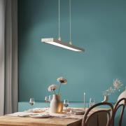 LED-riippuvalaisin Marlo, hiekka, pituus 90 cm, CCT, kosketusdimmeri