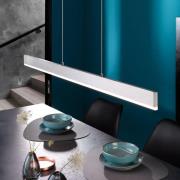 LED-riippuvalaisin Silvano, nikkeli, pituus 115 cm, CCT, kosketusohjau...