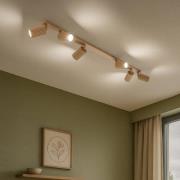 Kattovalaisin carbon, kullanvärinen, pituus 117 cm, alumiini, 6 valoa.