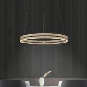 PURE LED-riippuvalaisin E-Loop pronssi, Ø 70 cm, alumiini, CCT