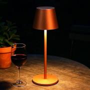 LED-akkukäyttöinen LED-pöytävalaisin Viletto, ruosteenvärinen, korkeus...