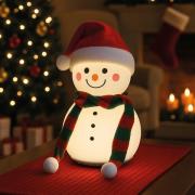 LED-akkulamppu Paule, valkoinen, korkeus 22 cm, silikoni