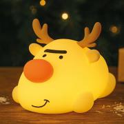 LED-akkulamppu Rudi, beige, pituus 16 cm, silikoni