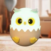 LED-akkuvalo Ella, sininen, korkeus 12 cm, silikoni