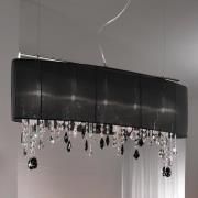 KOLARZ Paralume -riippuvalo kristalleilla, 90 cm