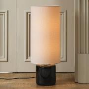 Globen Lighting Florian-lattiavalaisin, valkoinen/musta, korkeus 80 cm