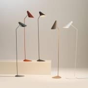 Vibia LED-lattiavalaisin I.Cono, punaruskea, korkeus 127 cm, 2700 K