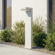 Lindby LED-pollarivalaisin Eleazar, valkoinen, alumiini, anturi