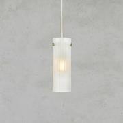 Riippuvalaisin Tibia, pistoke, valkoinen/nikkelivärinen, Ø 7 cm