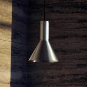 FRANDSEN Lyss-riippuvalaisin, alumiinivärinen, metalli, Ø 18 cm, E27