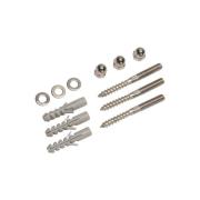 SLV ruuvisarja I-rengas, harmaa, ruostumaton teräs, pituus 8 cm