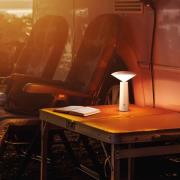 Pinto LED-pöytävalaisin, CCT, valkoinen