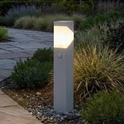 Lucande Kiran-pollarivalaisin, 60 cm, anturi, vaaleanharmaa, IP44