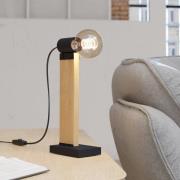 EGLO Bailrigg -pöytävalaisin puuta